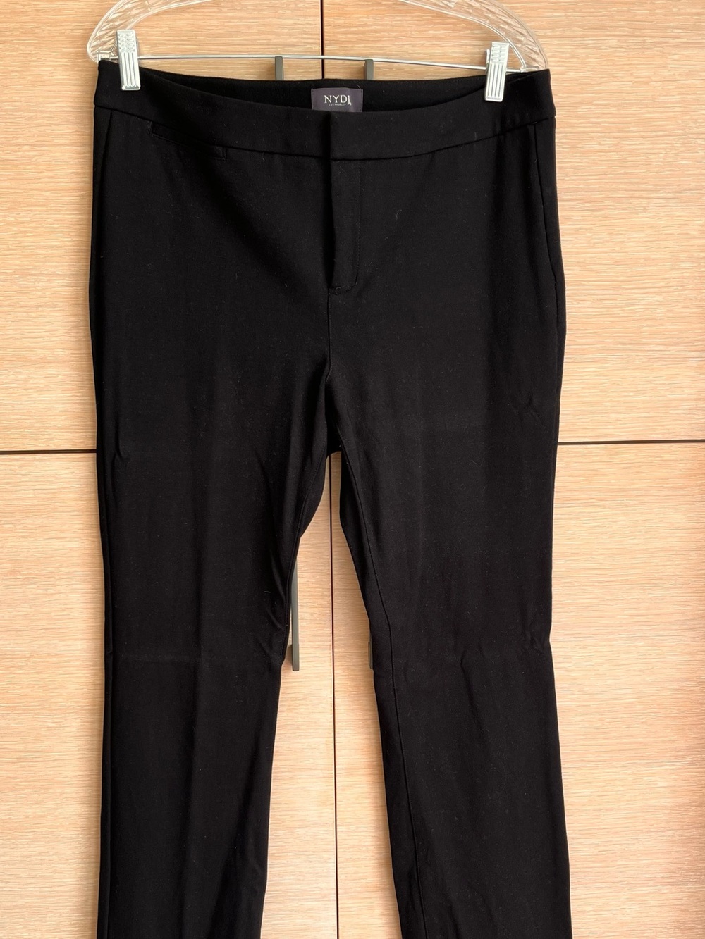NYDJ Men's Black Straight-Leg Dress Pants